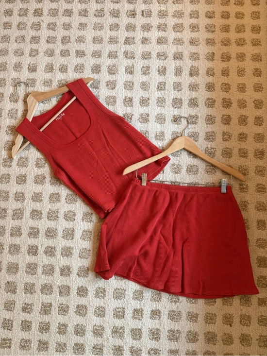 Noble Dresses & Skirts - Waffle skort and tank top
